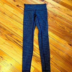 Heather Blue Gray Lululemon Leggings 4